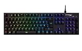 HyperX HX-KB1SS2-DE Alloy FPS RGB Gaming Tastatur, Kailh Silver Speed Switches (QWERTZ deutsches Layout)