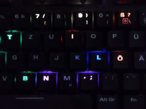 Sharkoon PureWriter RGB TKL Beleuchtung